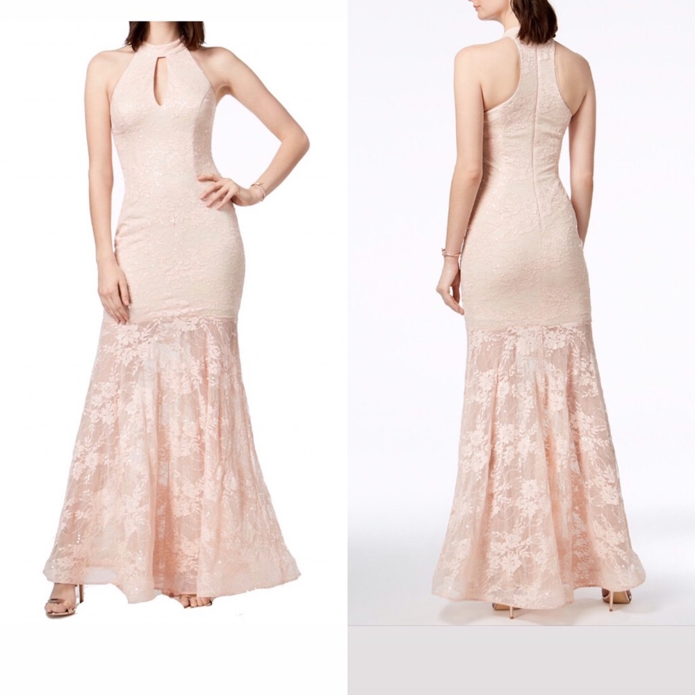 Xscape blush dress